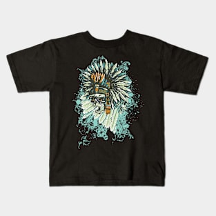 Indian Skull Kids T-Shirt